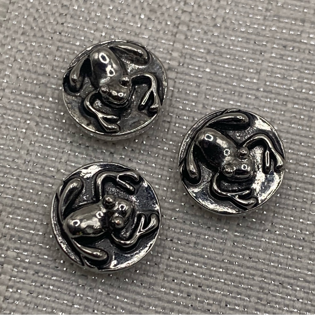 Frogs - Petite 12mm/13mm - Matching Ginger Snaps & Co. Snap Button Charms